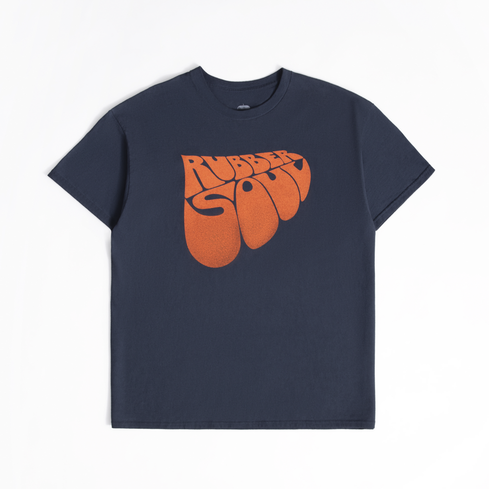 Rubber Soul Black & Orange Distressed Tee - The Beatles