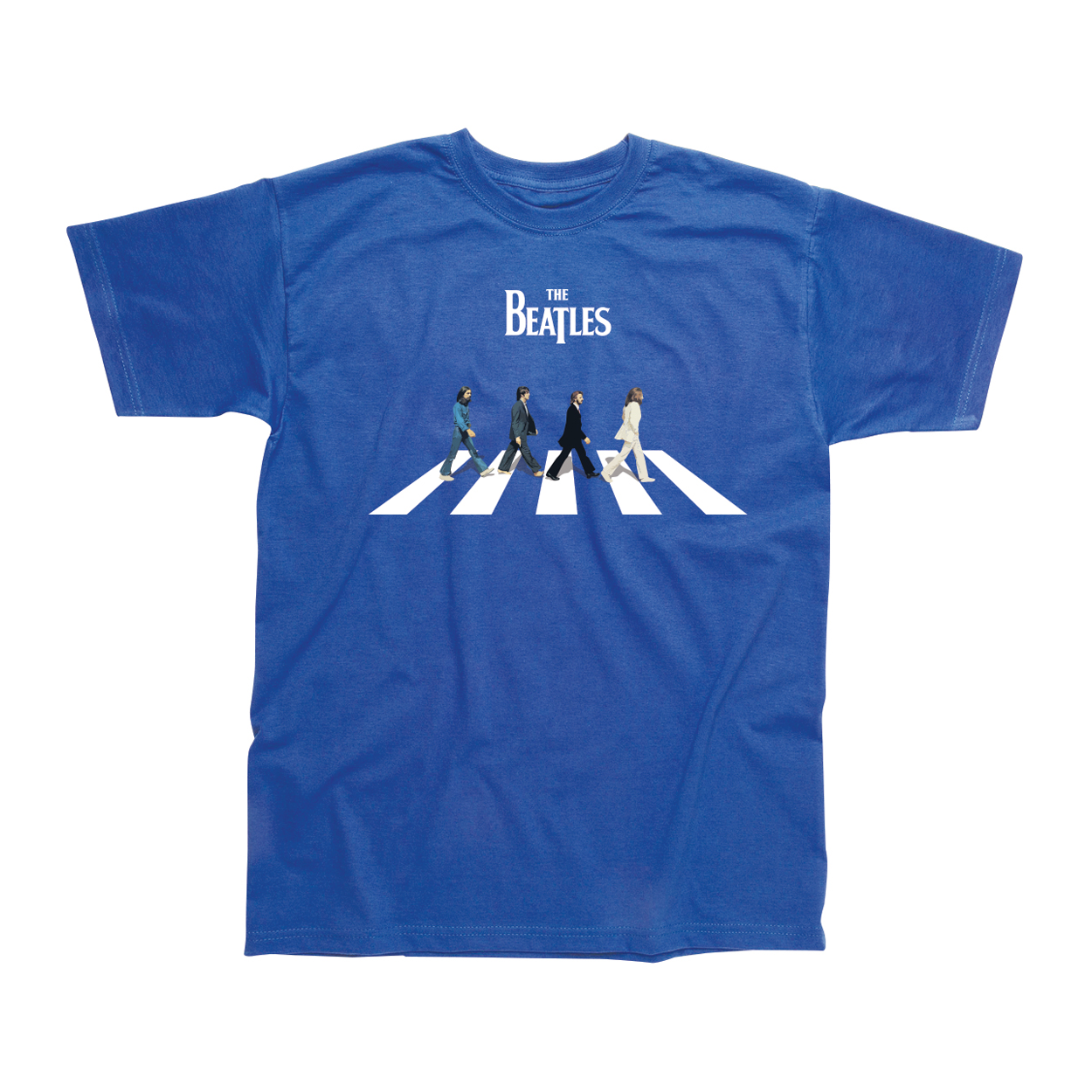 The Beatles - Abbey Road Characters Kids Blue T-Shirt