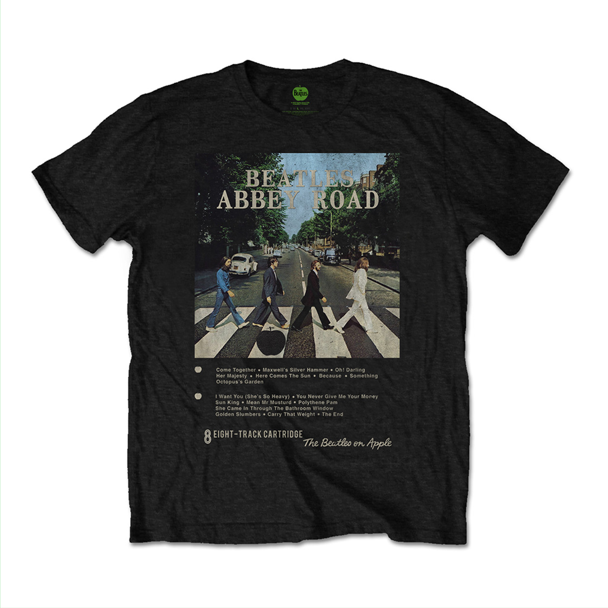The Beatles - Abbey Road 8 Track T-shirt