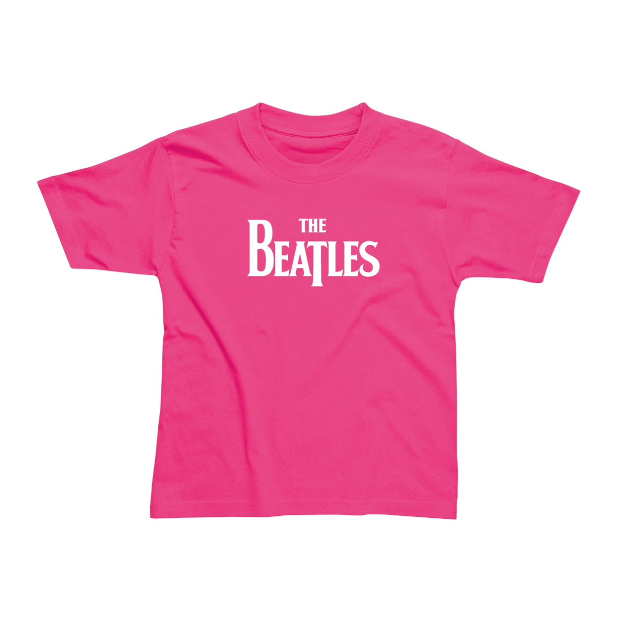 The Beatles - Beatles Logo Kids Pink T-Shirt