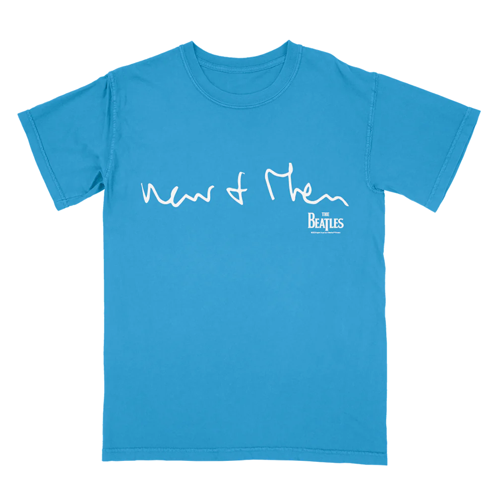【日本未流通】The Beatles love me do Tシャツ M 水色 Now and Then / Love Me Do Blue T-Shirt - The Beatles
