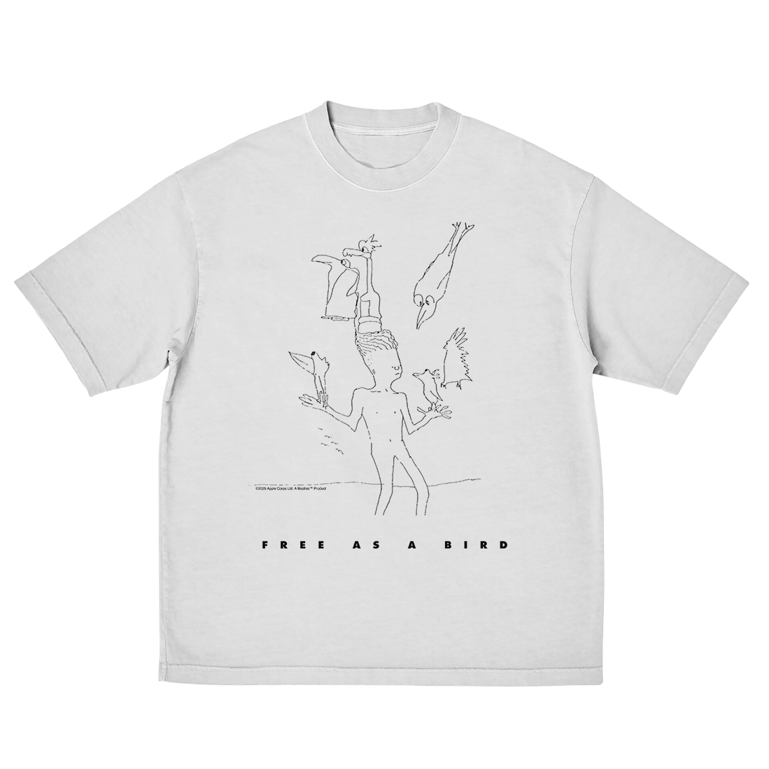 Free As A Bird T-Shirt - The Beatles
