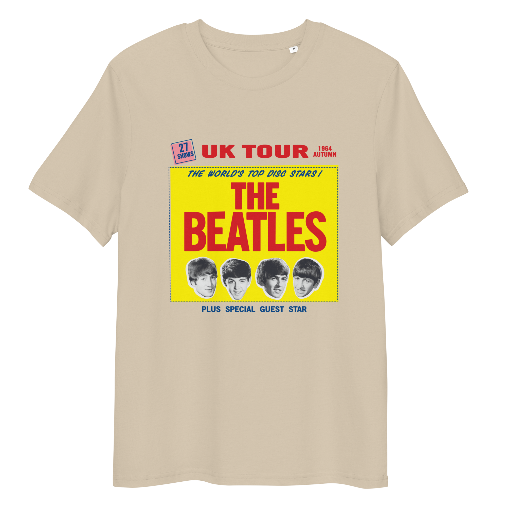 The Beatles - '64 UK Tour Dateback Dust T-Shirt