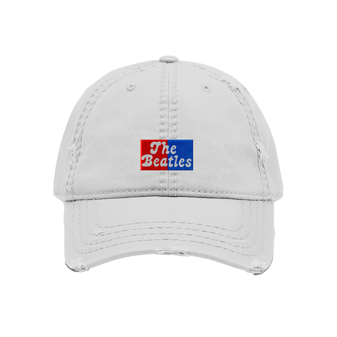 The Beatles - Red & Blue Embroidered Hat