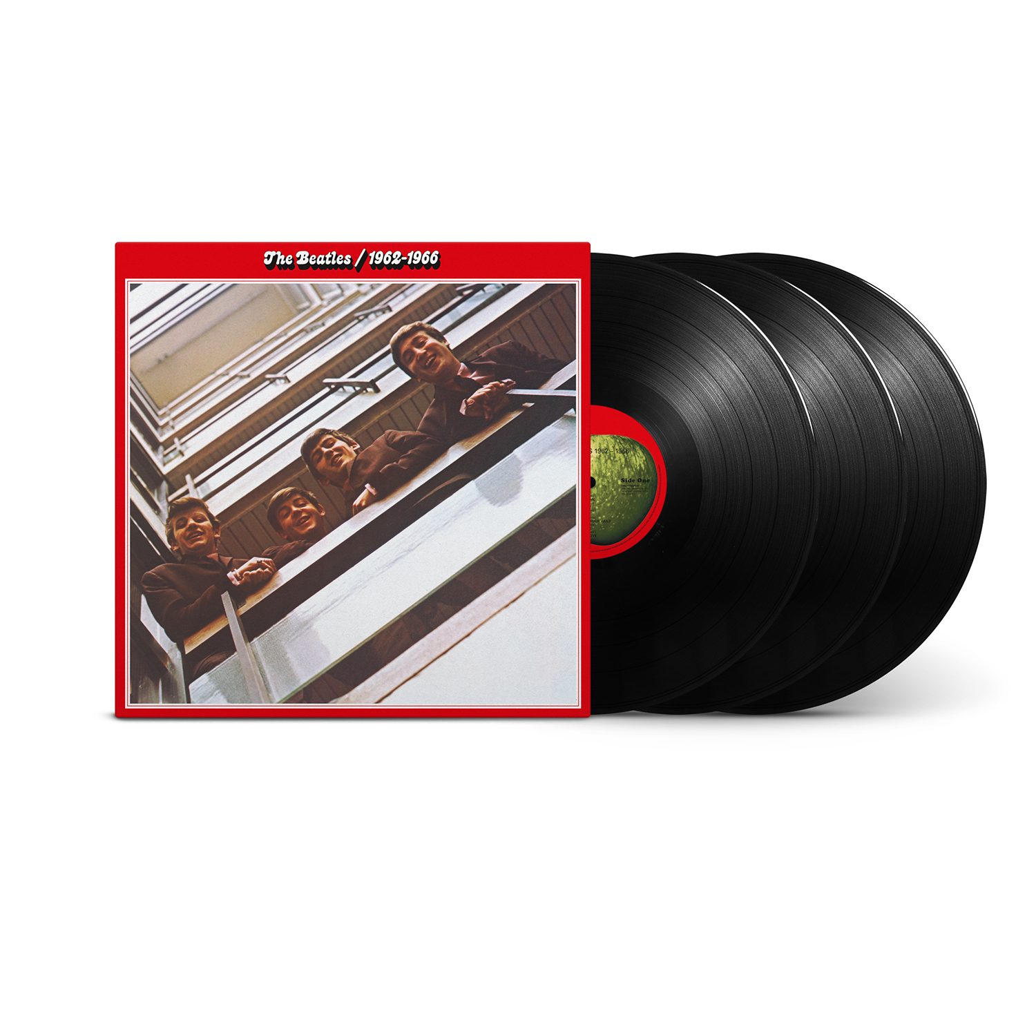 The Beatles 1962–1966 (2023 Edition) : 3LP Red Album (Black Vinyl 