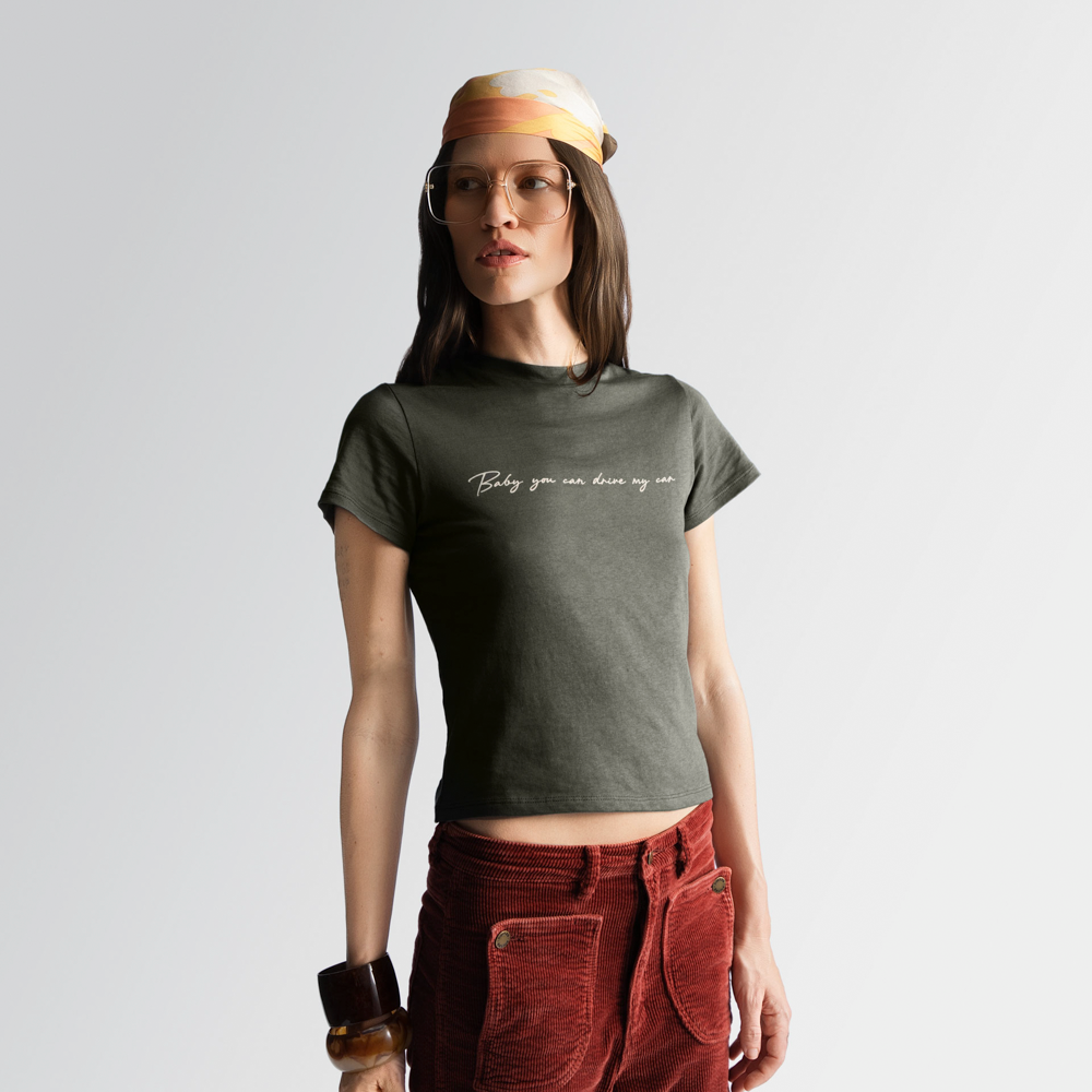 The Beatles - Rubber Soul Baby You Can Drive My Car Handwritten Baby Tee