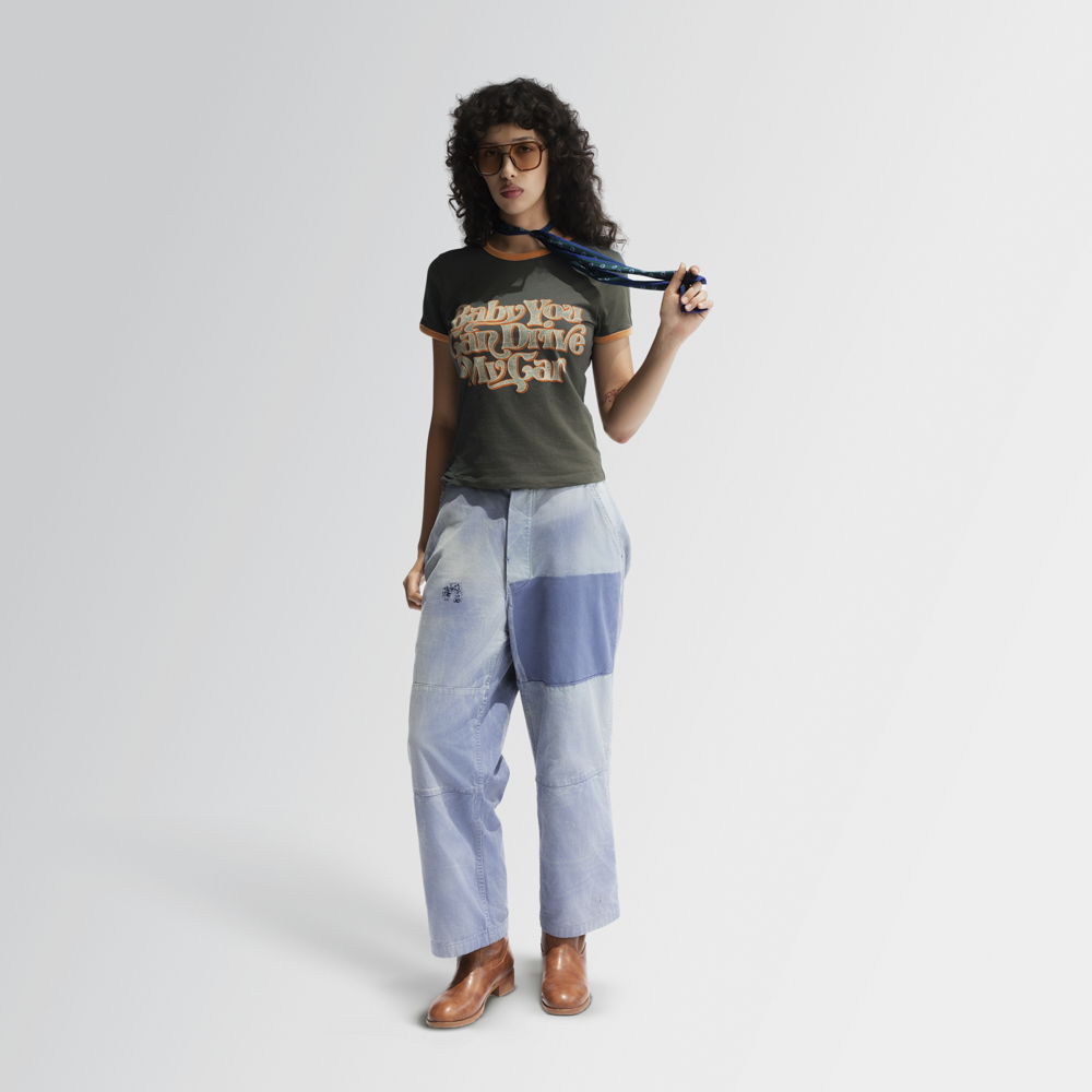 The Beatles - Rubber Soul Baby You Can Drive My Car Slogan Baby Tee