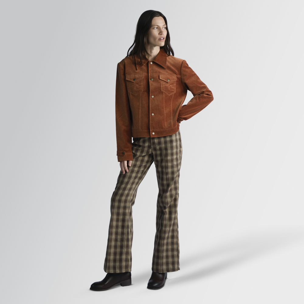 The Beatles - Phix X The Beatles Brown Faux Suede Western Jacket