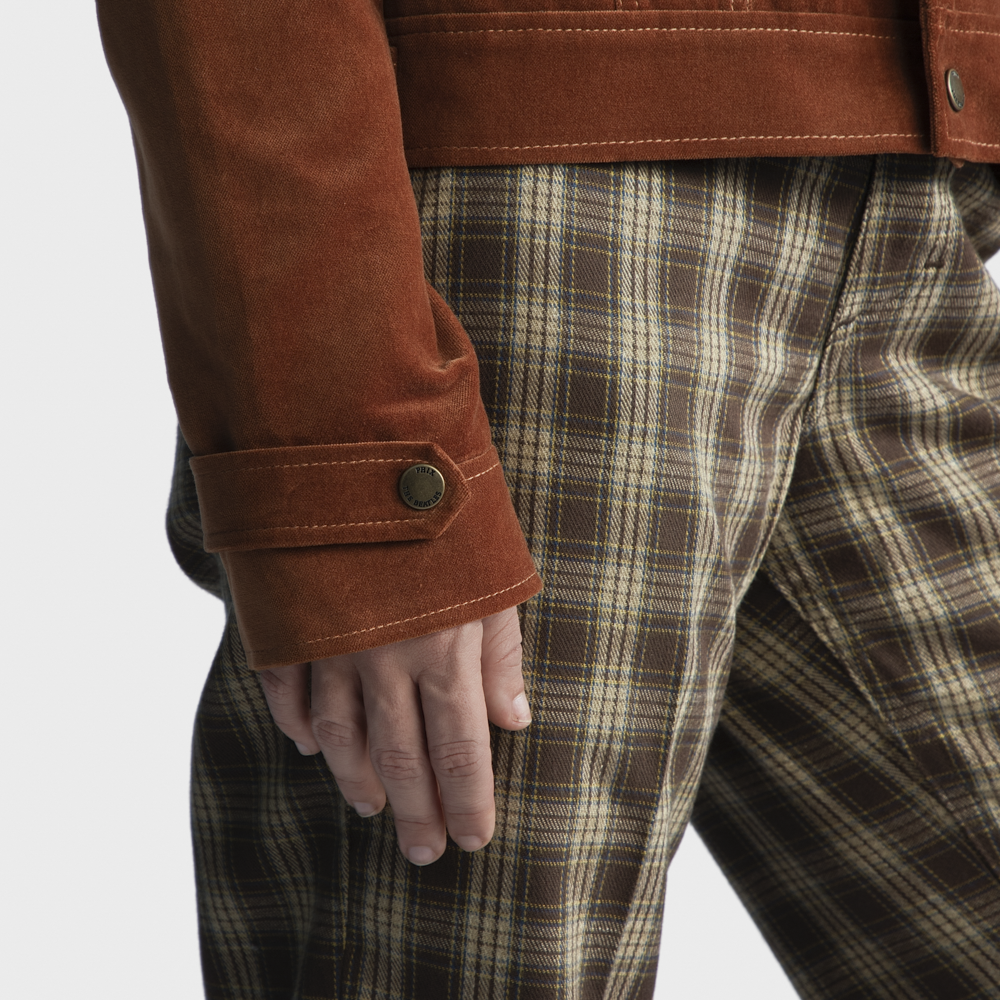 The Beatles - Phix X The Beatles Brown Faux Suede Western Jacket