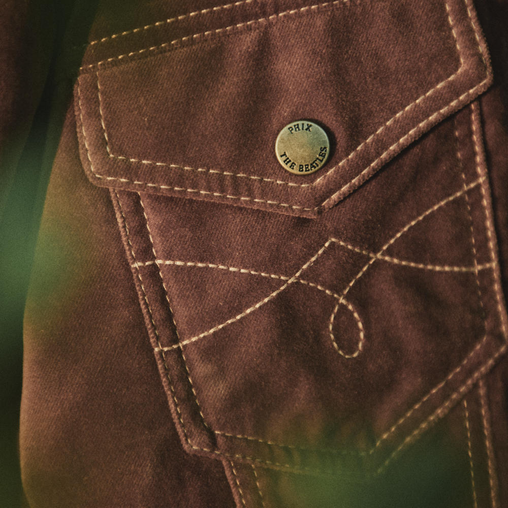 The Beatles - Phix X The Beatles Brown Faux Suede Western Jacket