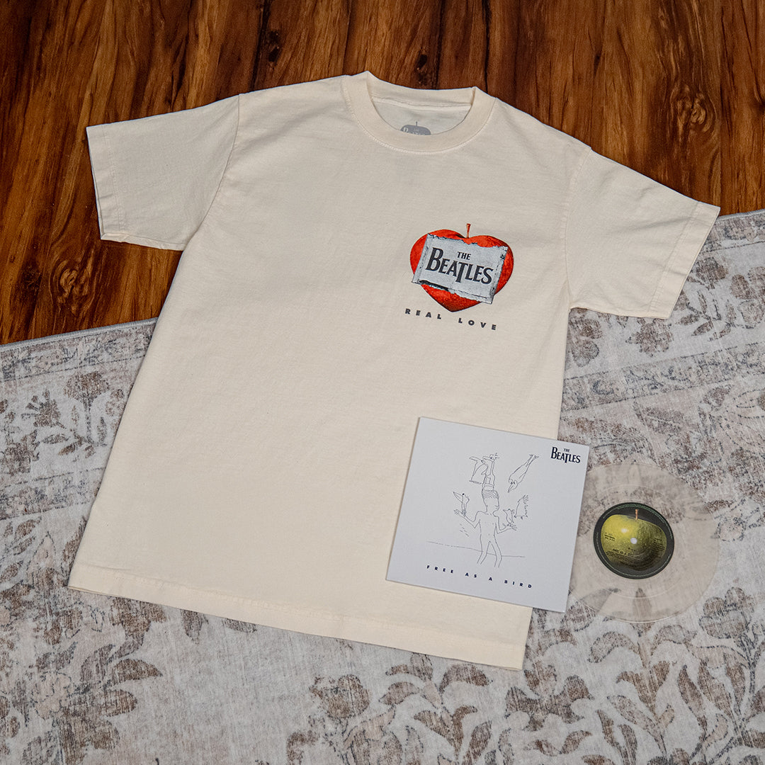 Free As A Bird / Real Love [2025 Mixes]: 7" Vinyl + Real Love T-Shirt