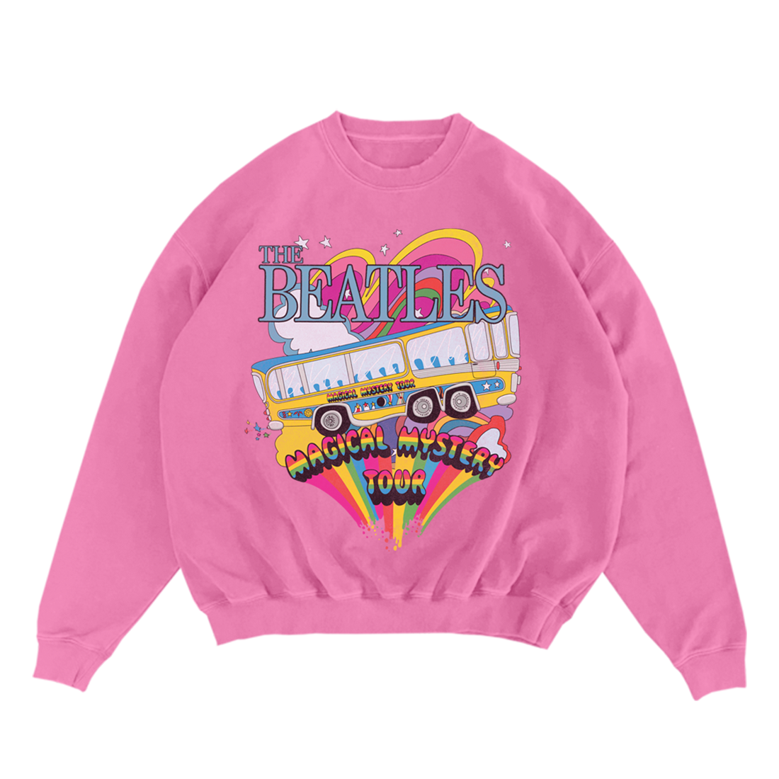 The Beatles - Magical Mystery Tour Pink Crewneck