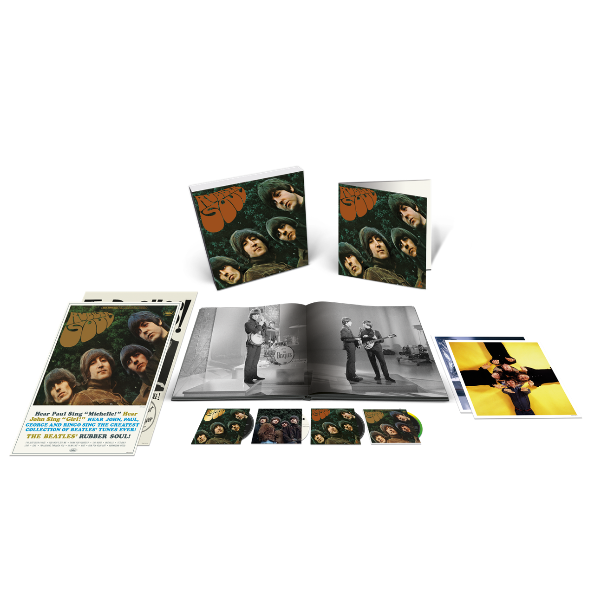The Beatles - Rubber Soul - Special Edition Super Deluxe: 4CD Box Set + Posters + Art Cards
