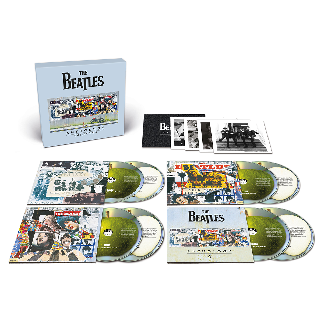 The Beatles - Anthology Collection (2025 Edition) + Limited, Numbered Photo Art Card Set: 8CD Boxset