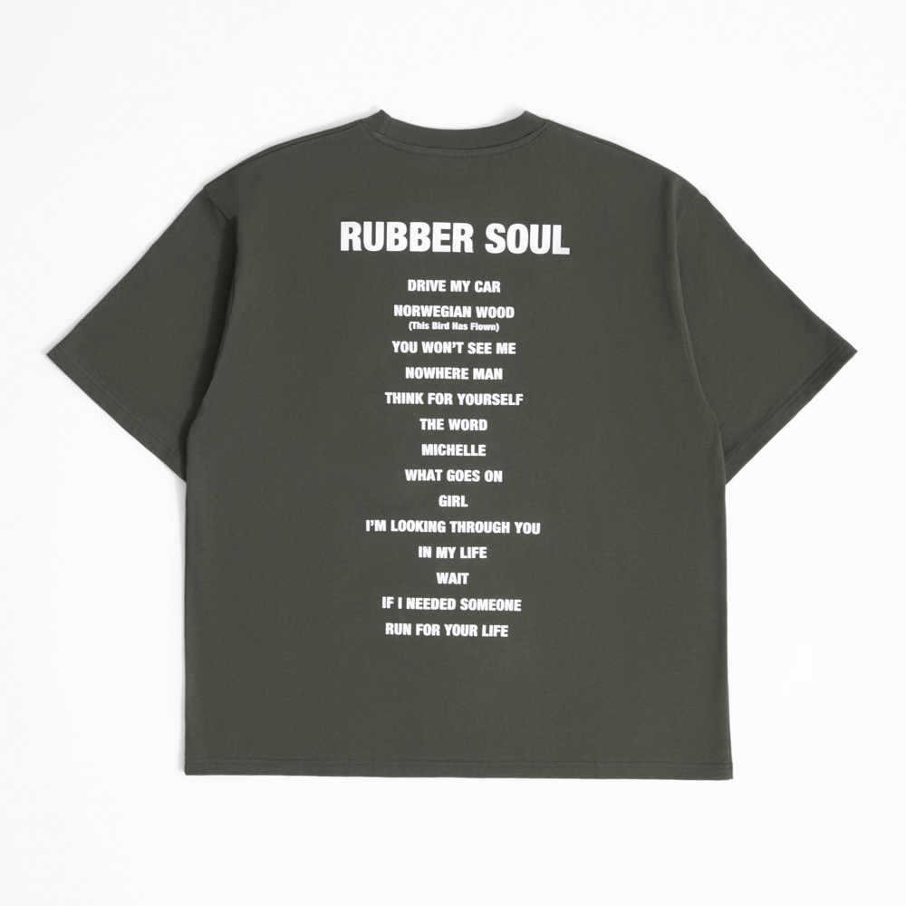 The Beatles - Rubber Soul Boxy Tracklist Tee