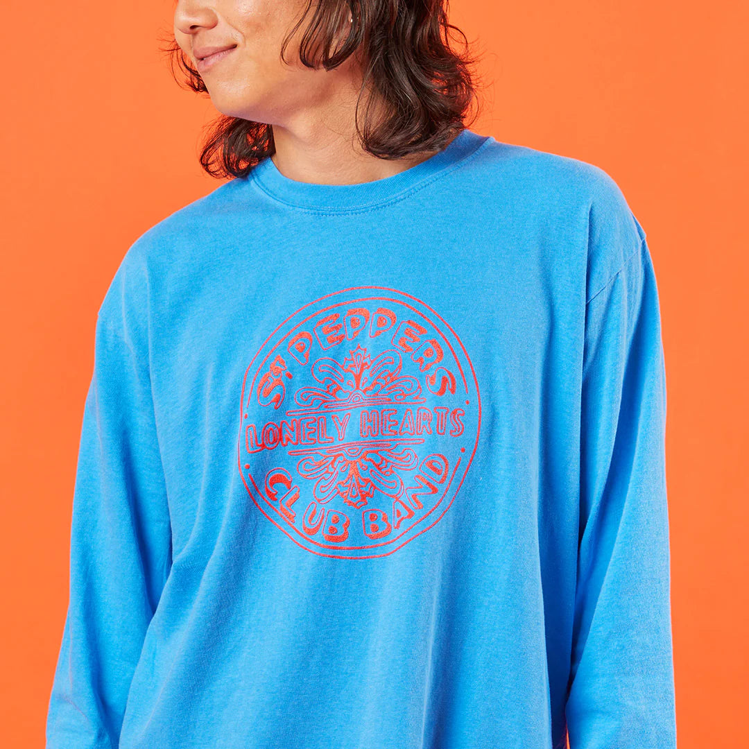 The Beatles - Sapphire Sgt. Pepper Drum Longsleeve T-Shirt