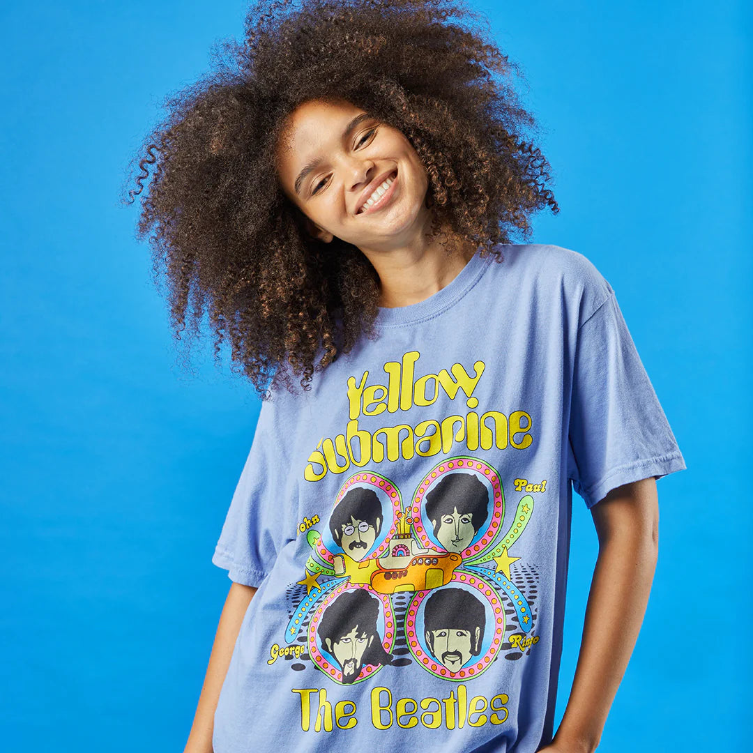 The Beatles - Yellow Submarine Blue T-Shirt