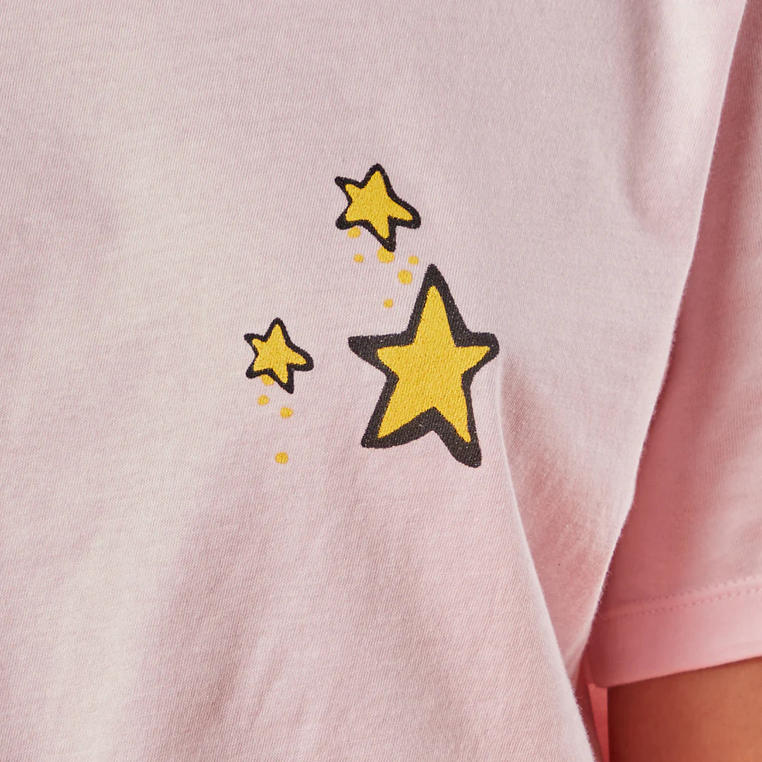 The Beatles - Star Bus Missy Pink T-Shirt