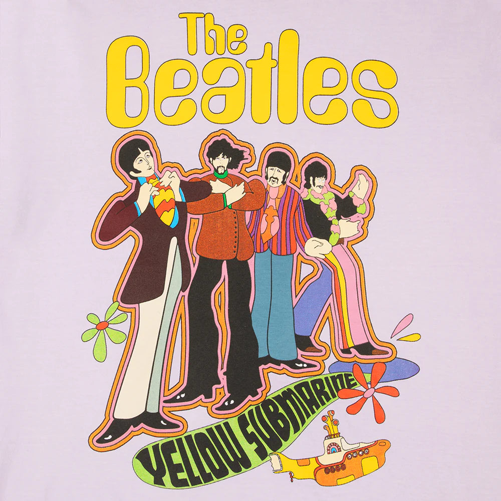 The Beatles - Yellow Submarine Purple T-Shirt