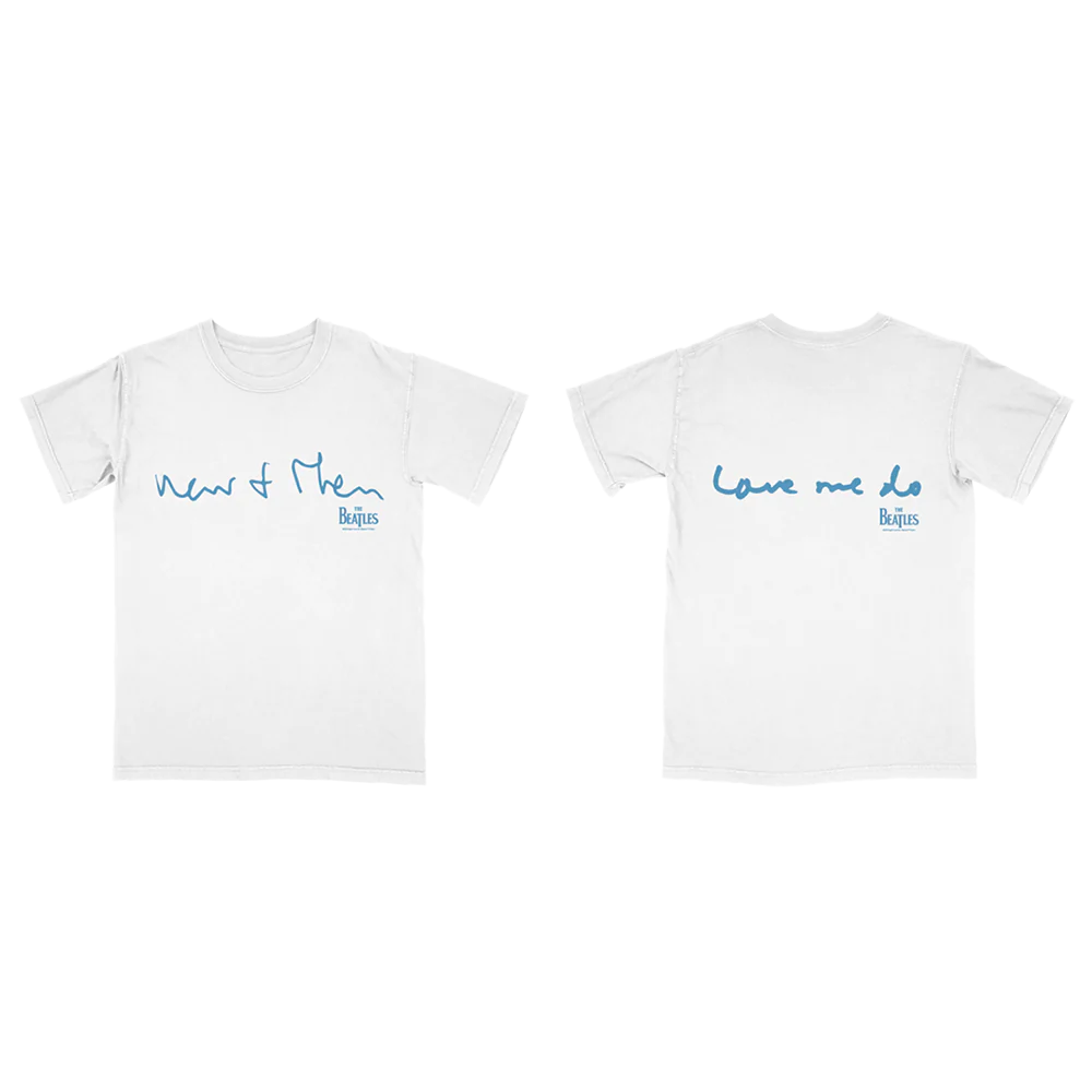 The Beatles - Now and Then / Love Me Do White T-Shirt