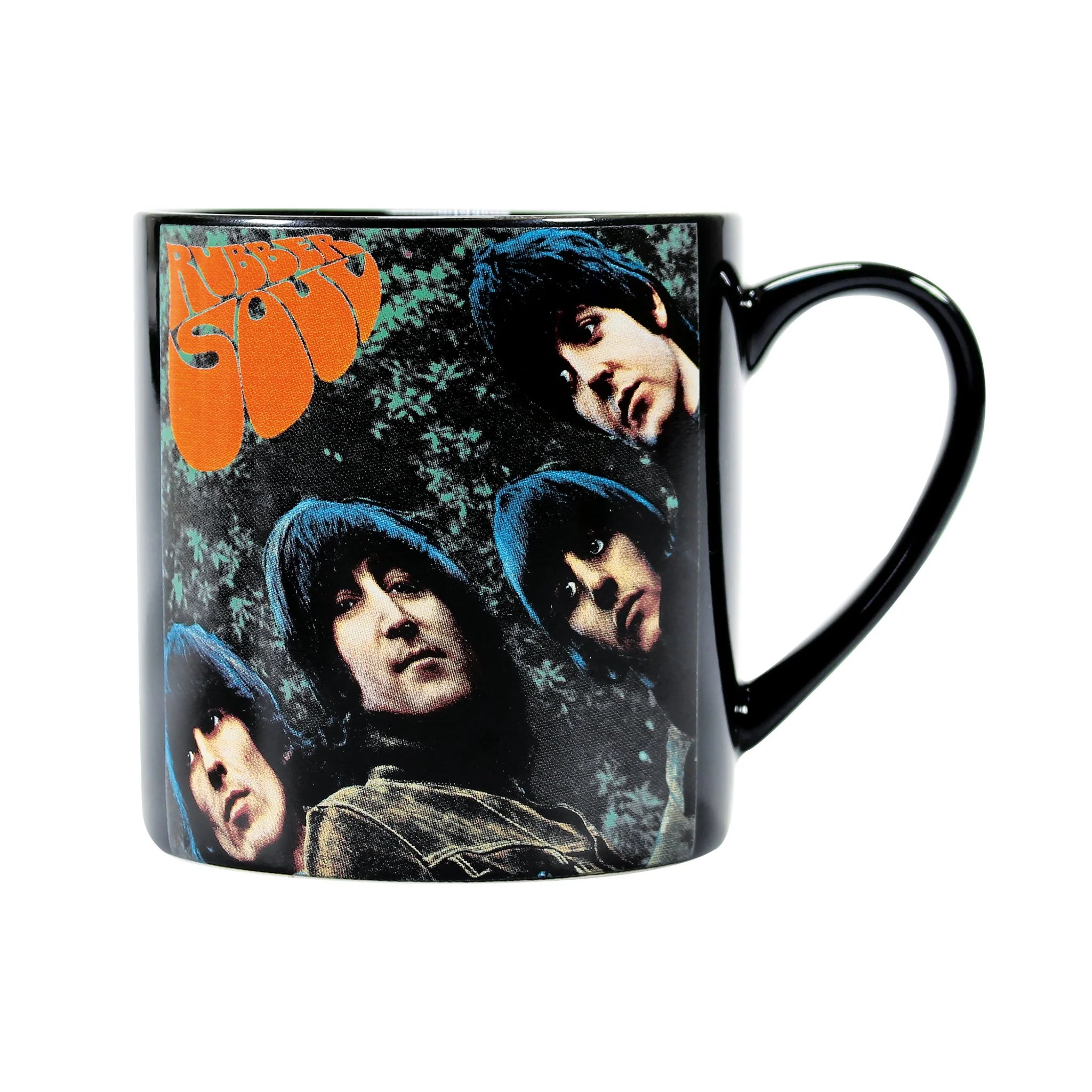 The Beatles - Rubber Soul Black Mug