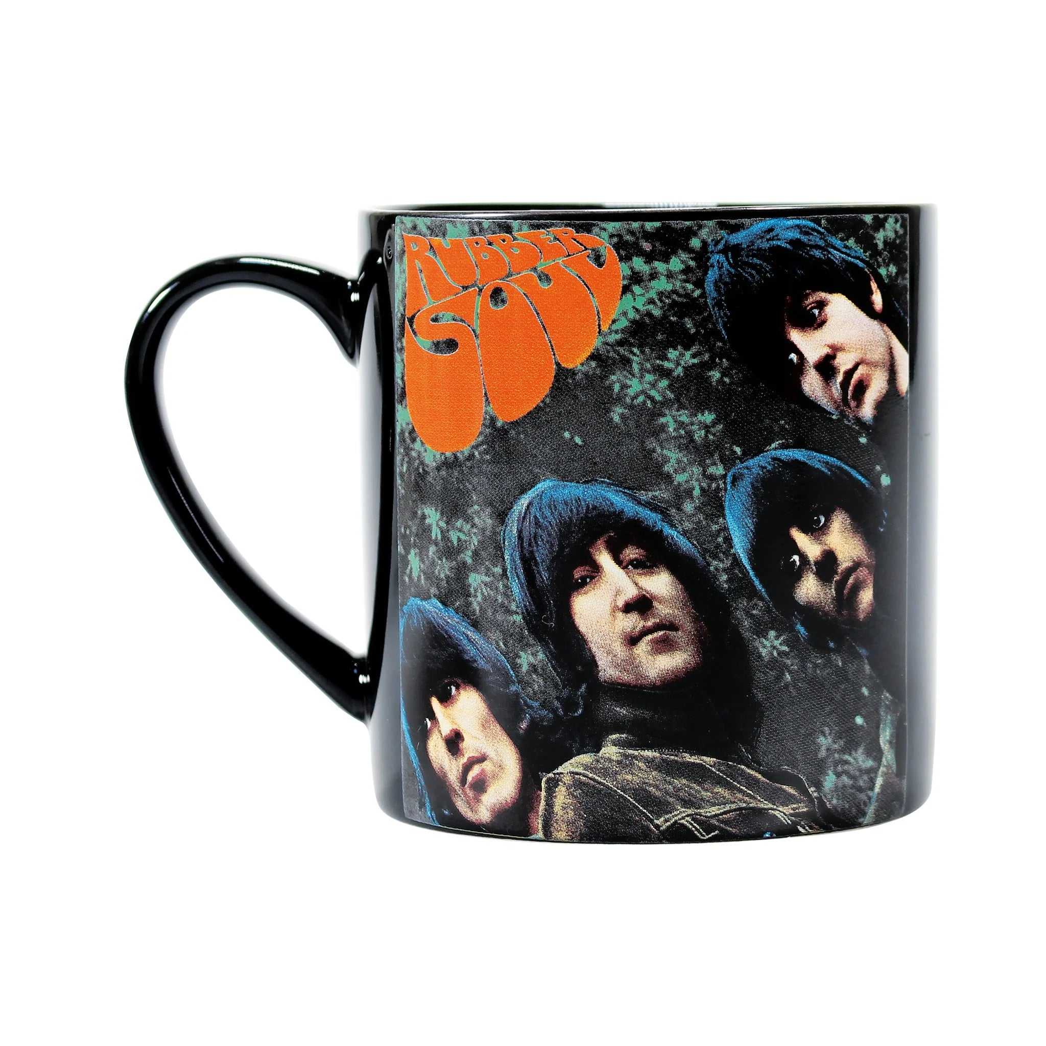 The Beatles - Rubber Soul Black Mug