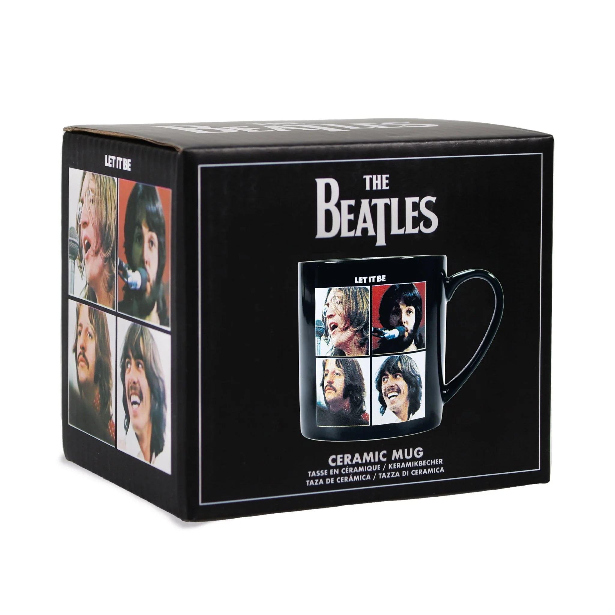 The Beatles - Let It Be Black Mug