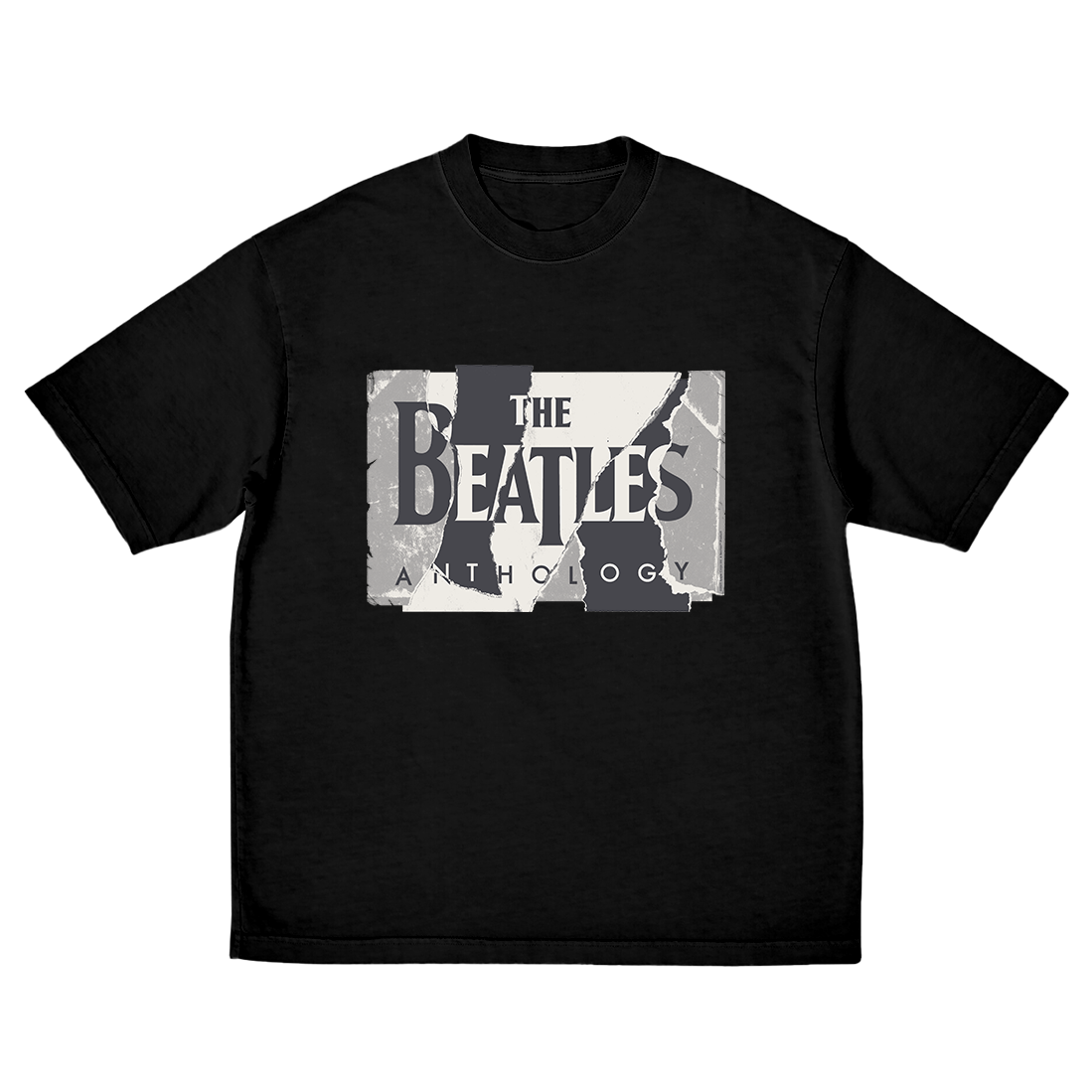 The Beatles - Anthology Black Logo T-Shirt