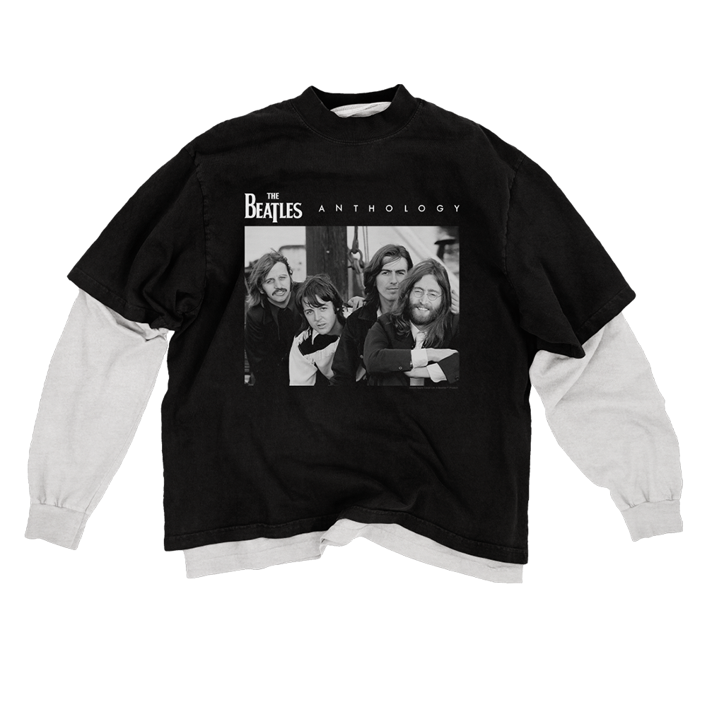 The Beatles - Anthology Black Layered Long Sleeve