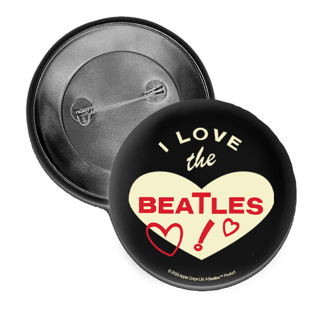 The Beatles - I Love The Beatles Button