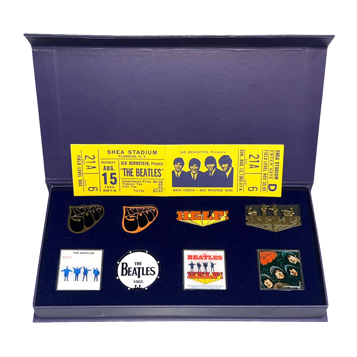 The Beatles - The Beatles Pin Badge Set: 1965