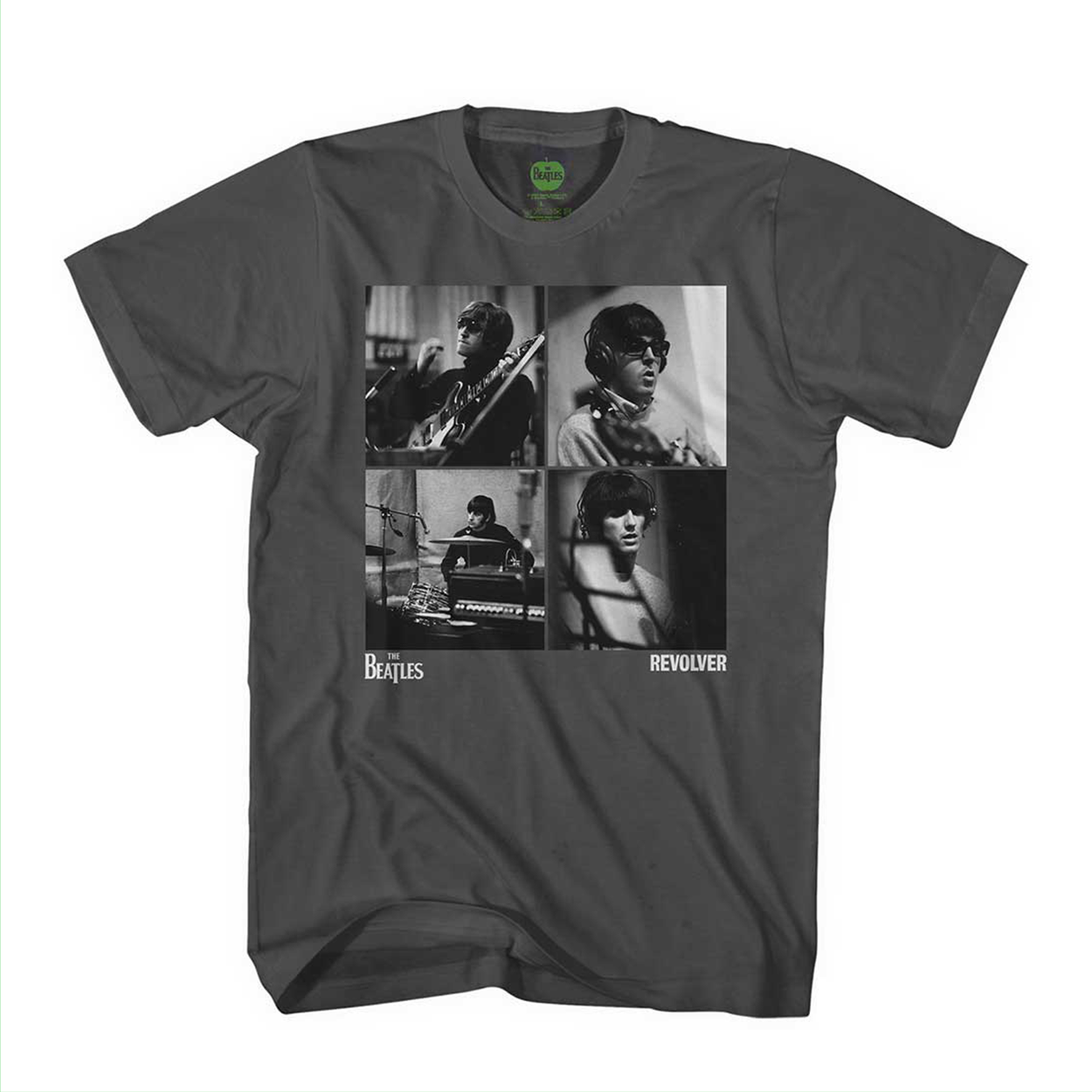The Beatles - Revolver Studio Photos Grey T-shirt