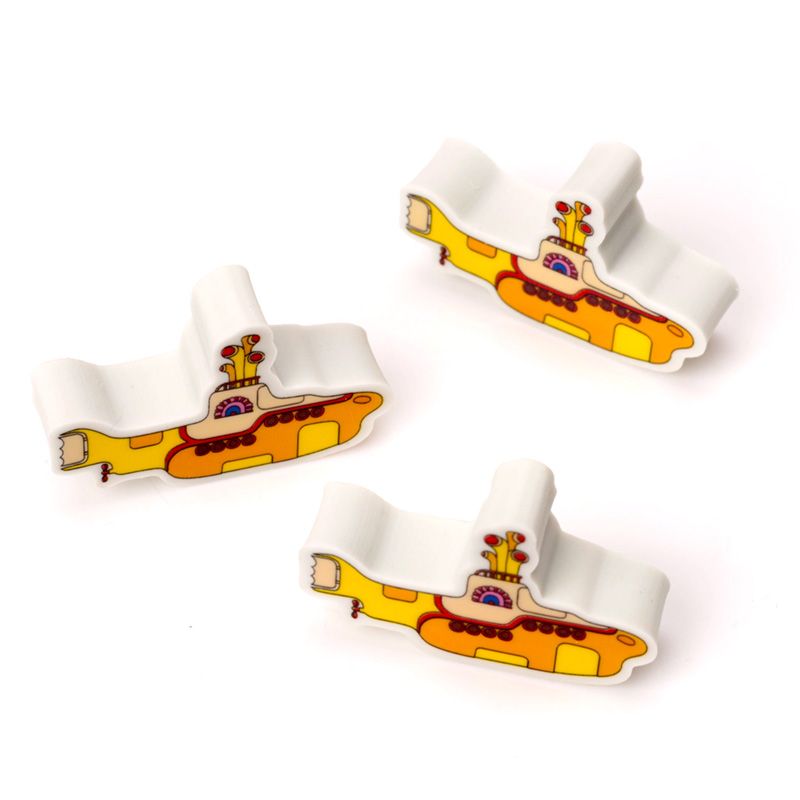 The Beatles - The Beatles Yellow Submarine 3 Piece Eraser Set