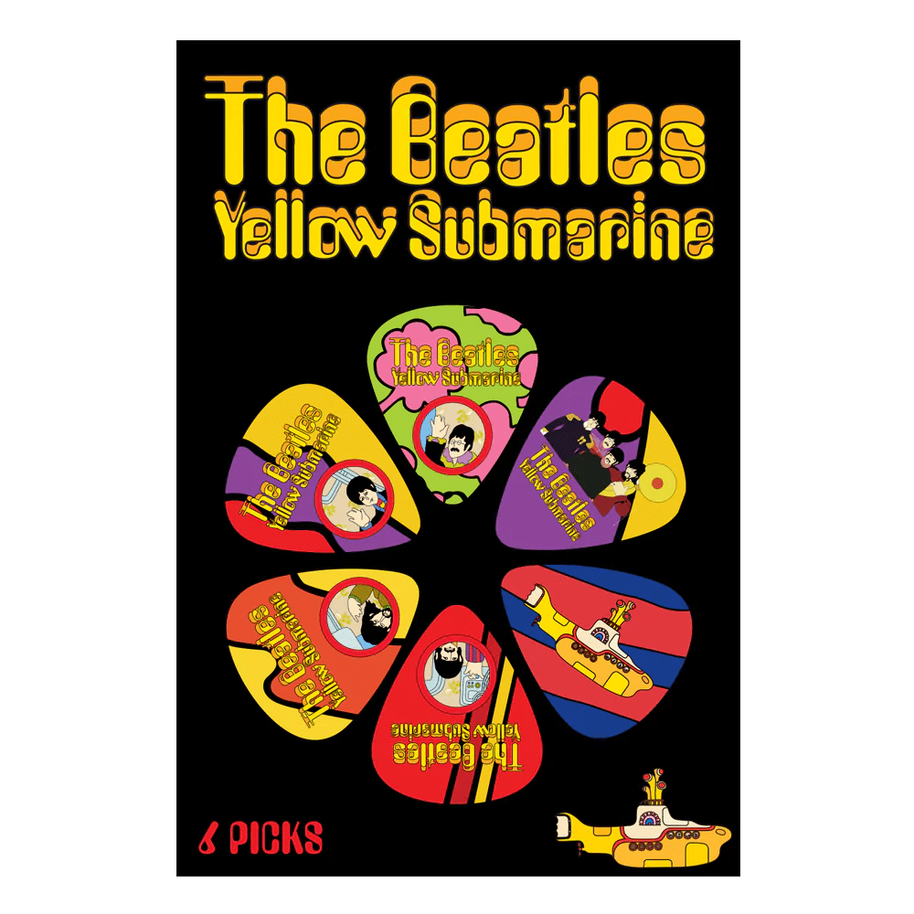 The Beatles - The Beatles Yellow Submarine Multi-colour Guitar Picks - 6 Pack