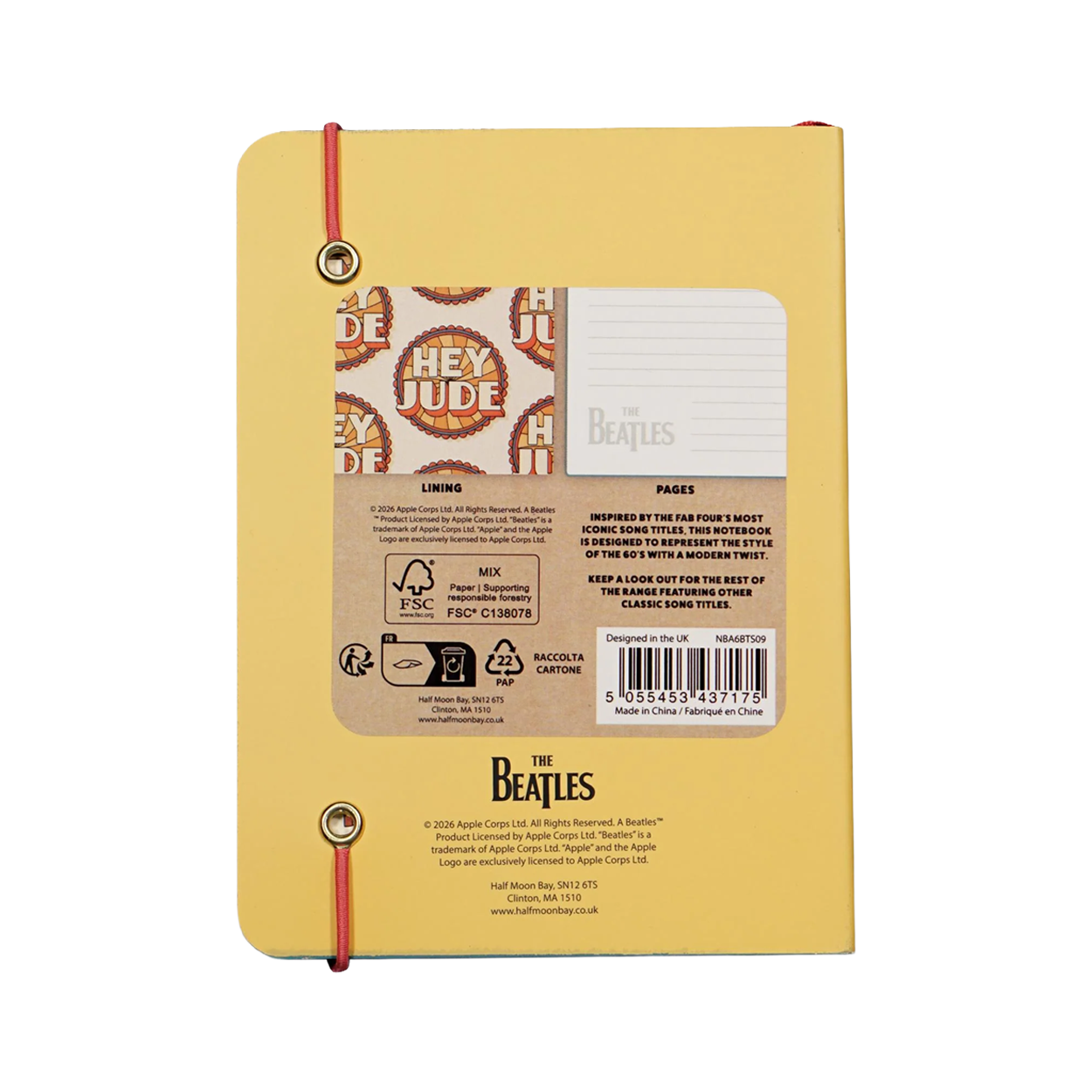 The Beatles - Hey Jude Softcover Notebook