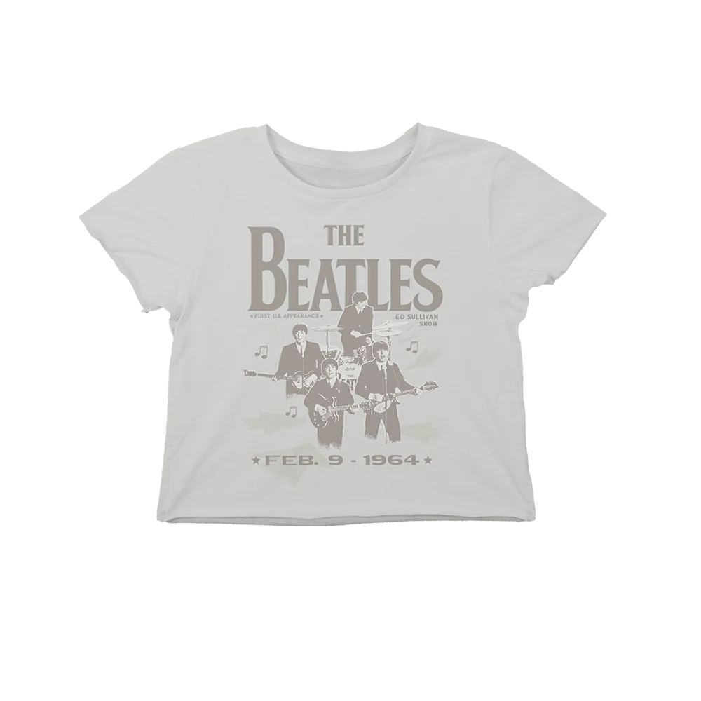 The Beatles - First US Appearance Crop Top