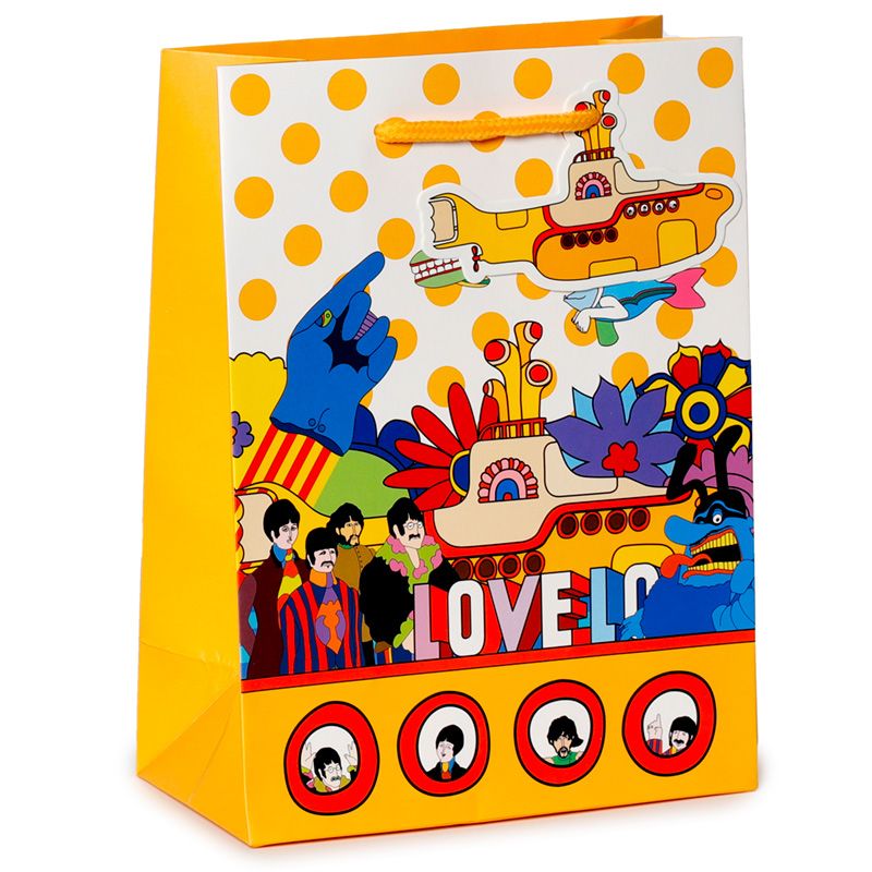 The Beatles - The Beatles Yellow Submarine LOVE Gift Bag Medium