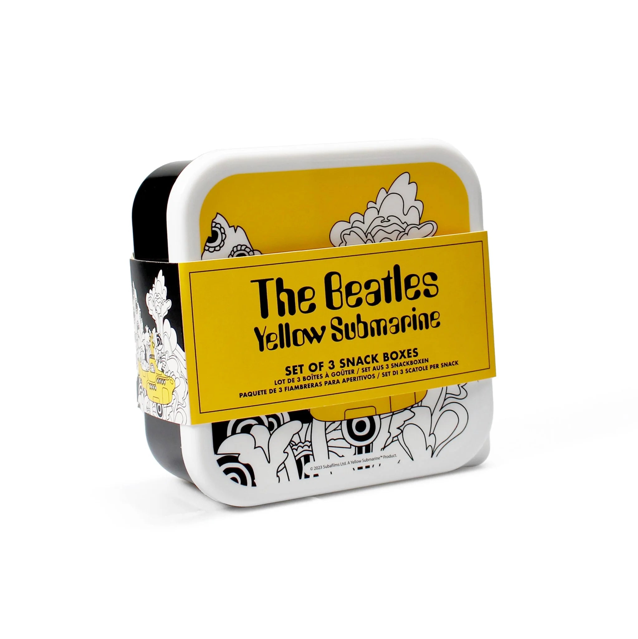 The Beatles - Yellow Submarine Snack Boxes Set of 3