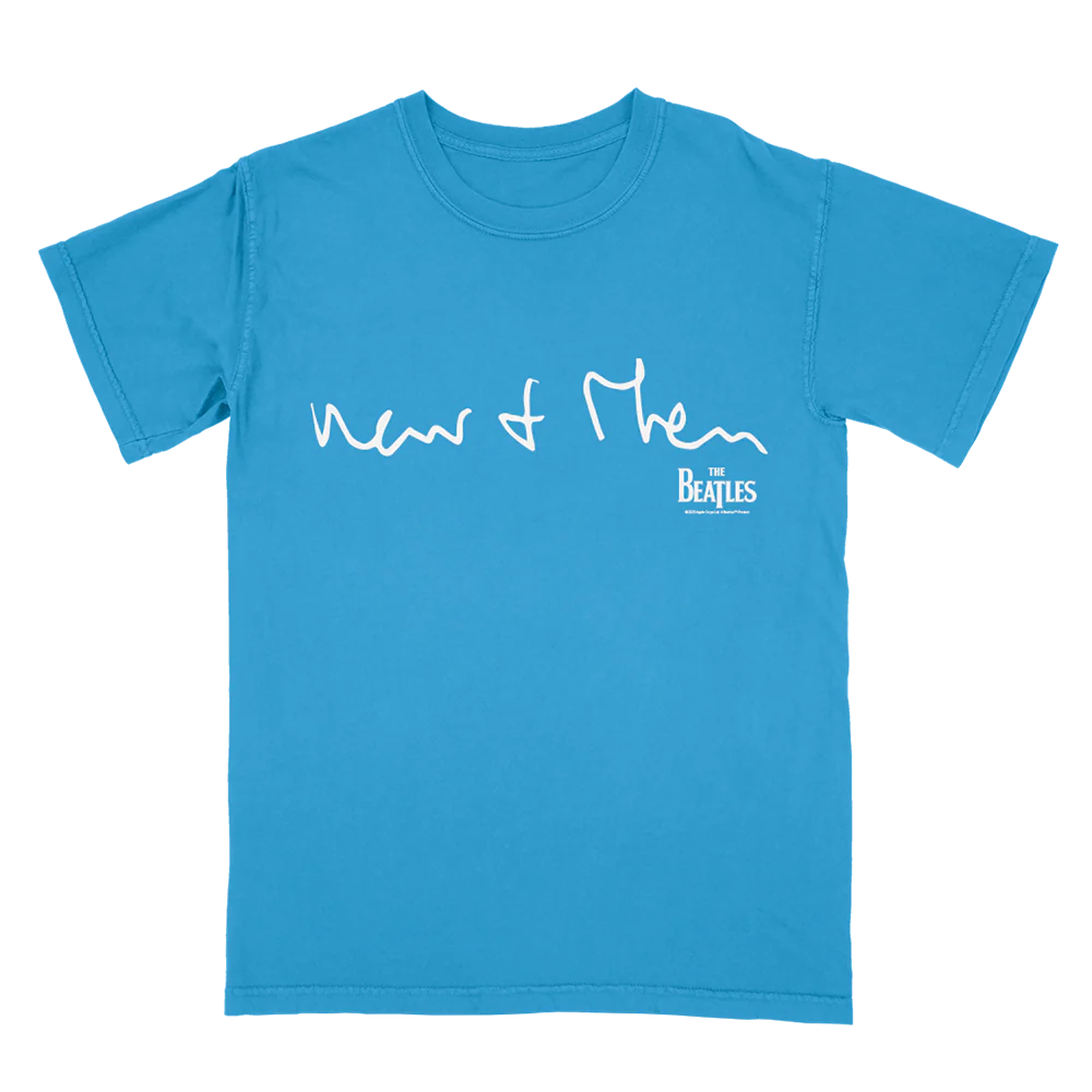 The Beatles - Now and Then / Love Me Do Blue T-Shirt