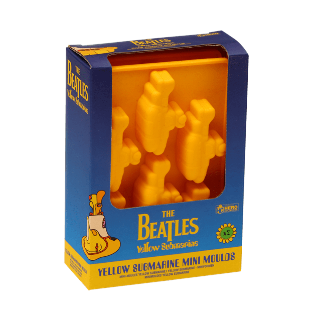 The Beatles - Beatles Cake (chocolate) Moulds Mini Yellow Submarines Mould