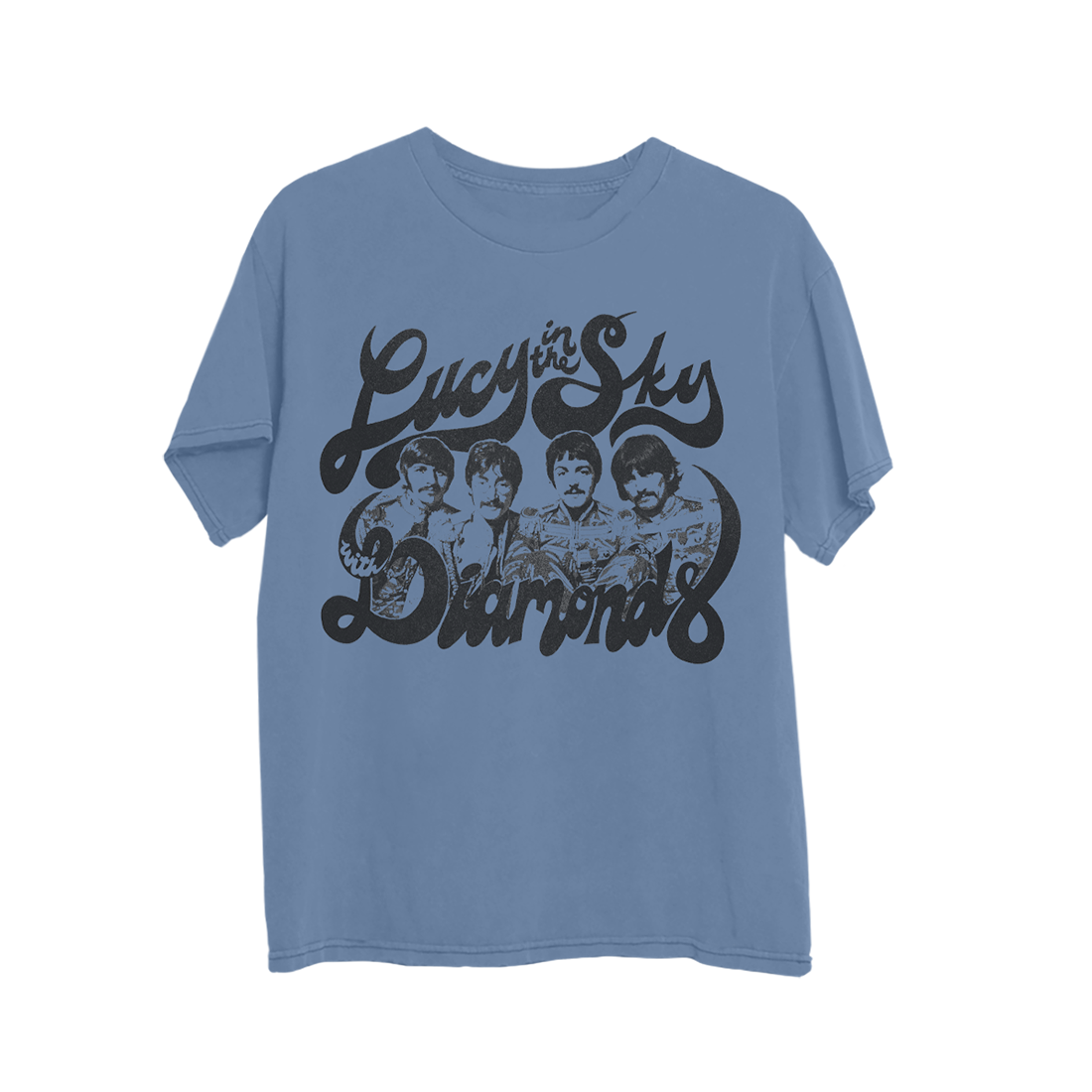 The Beatles - Lucy in the Sky with Diamonds Blue T-Shirt